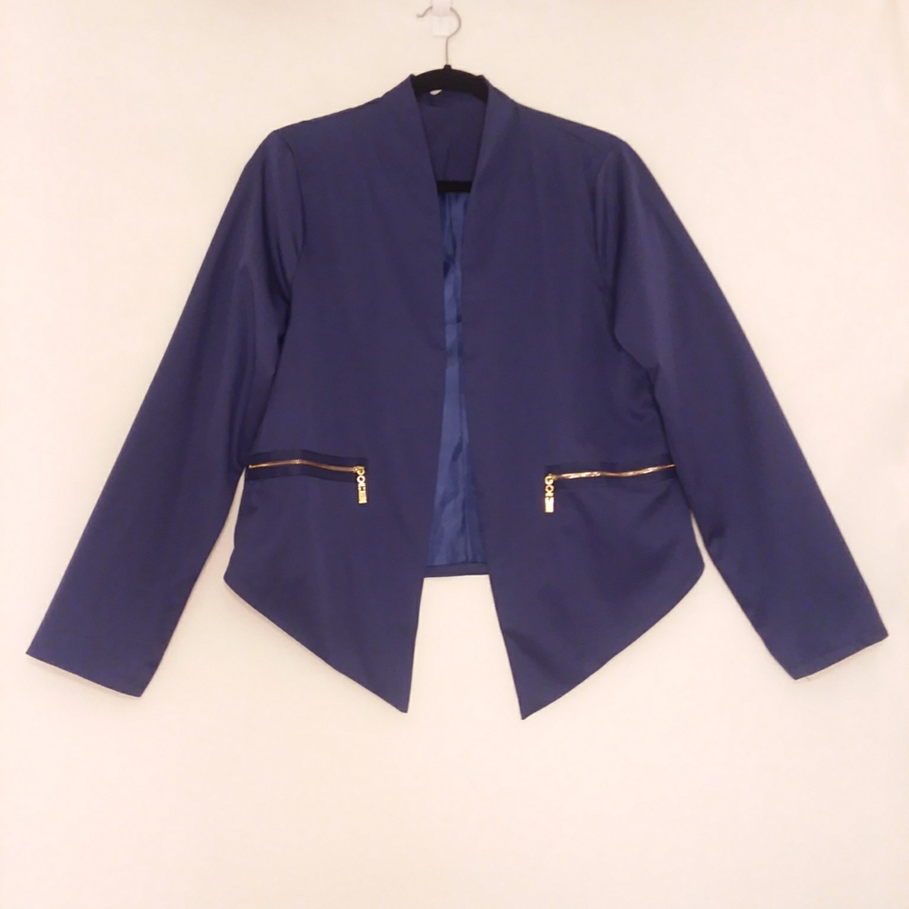 Navy Blue Dress Light Jacket